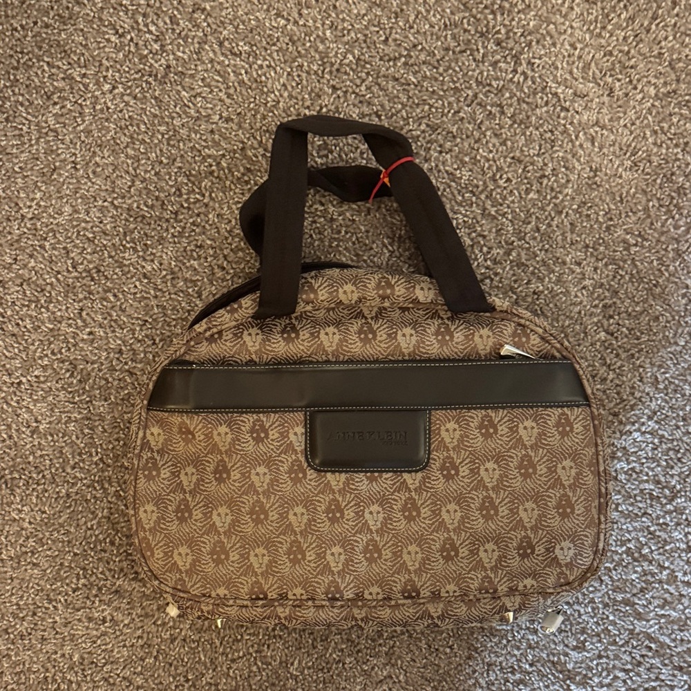 Anne Klein Brown and Black Travel Bag